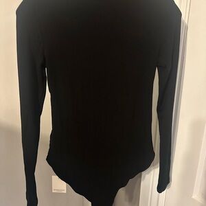 NEW Mango Classic Black Bodysuit size small women’s